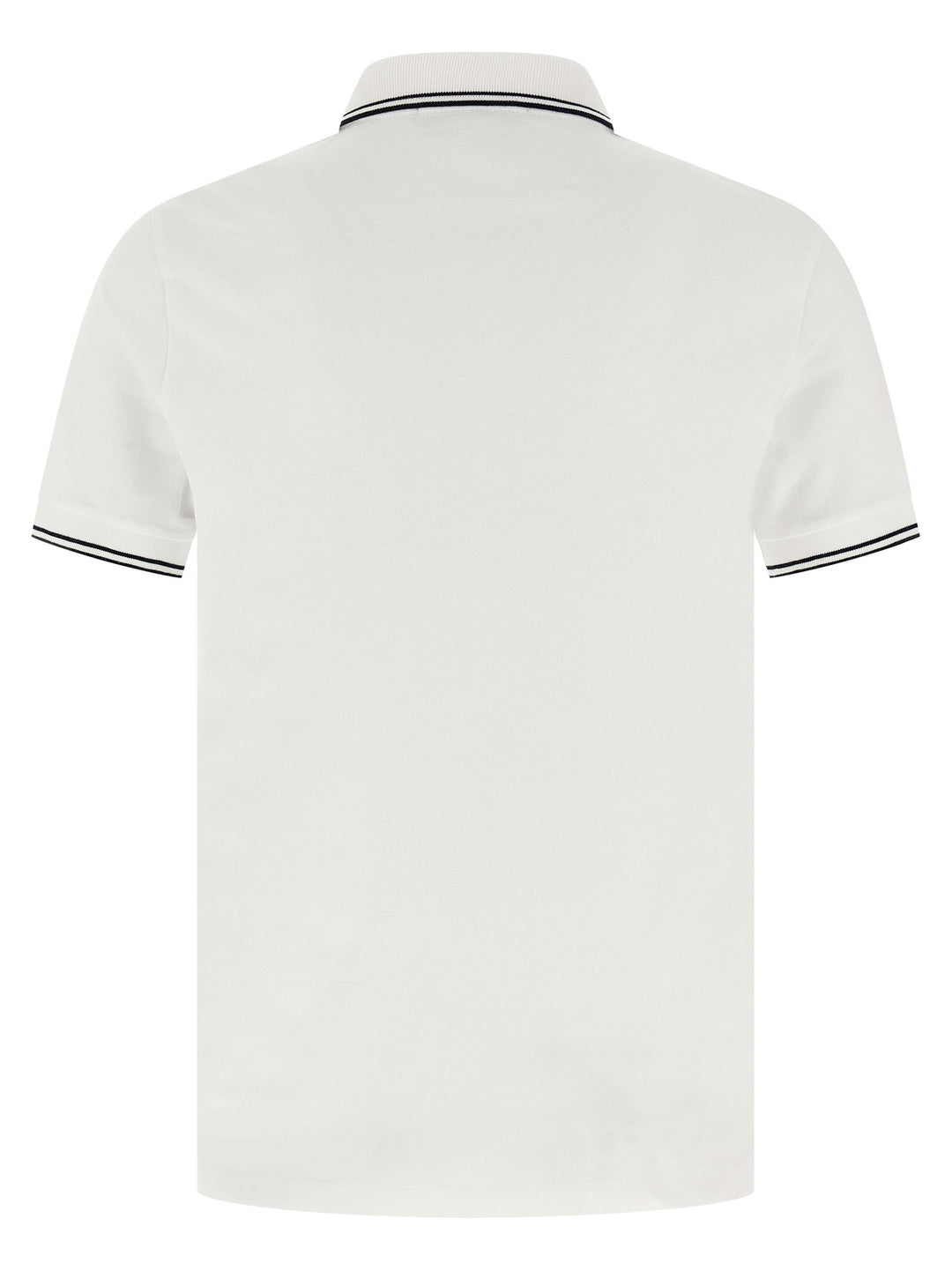 Stone Island Logo Patch Polo - Bianco | a410be0ea5045b4e956bdc0a7a99aa8bc9ea70e0