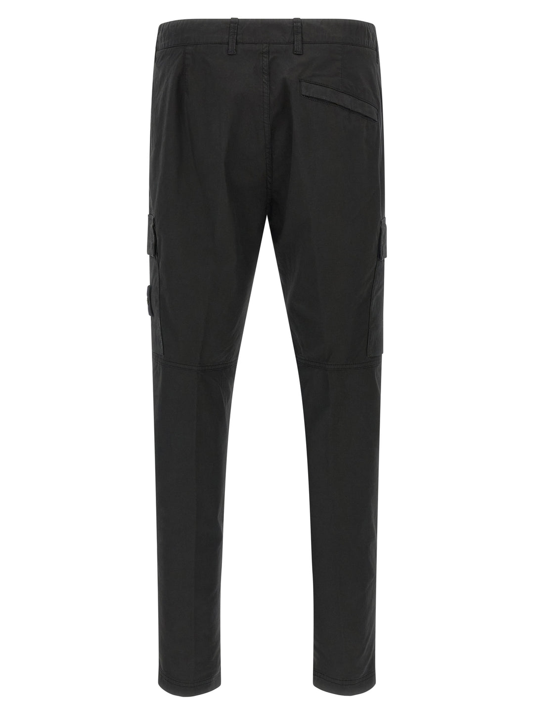 Stone Island Cargo  Logo Badge Pantaloni - Nero | 9282a90f162a2d5d538890e1fffe3903c2e4d958