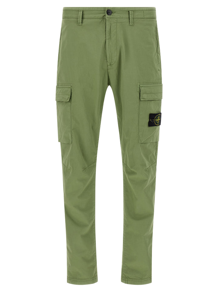 Stone Island Logo Badge Cargo Pantaloni - Verde | 507ef8ac4169b8e2321e178a93c813833c5ca4d7