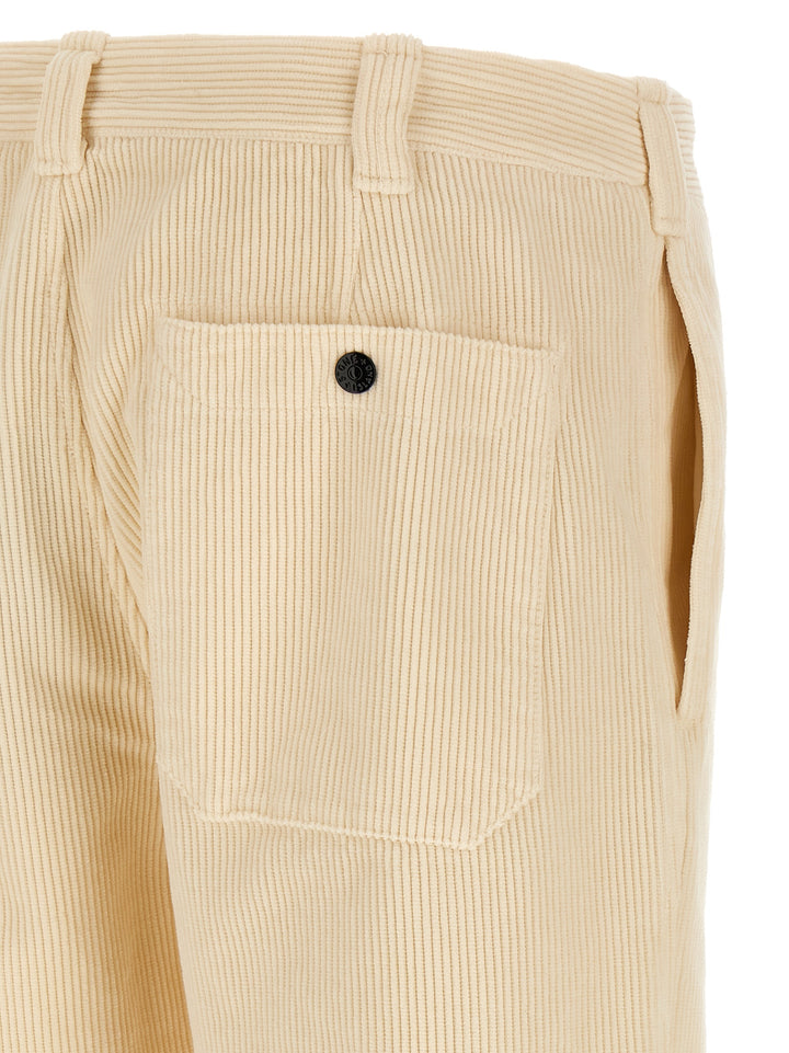 Stone Island Velvet Cargo Pantaloni - Beige | 0667b4b289166406724ece6ff4977046be31483a