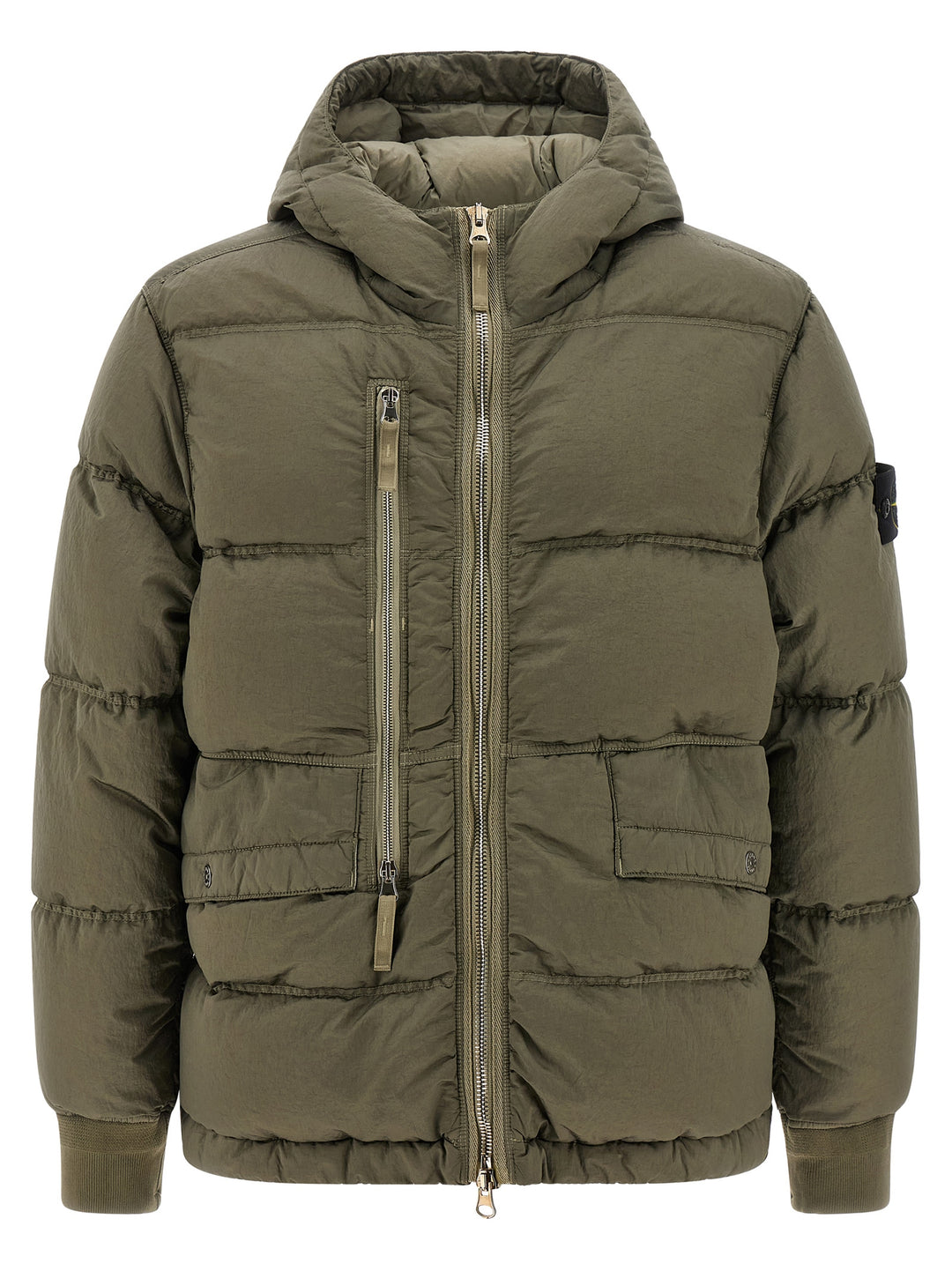 Stone Island Metal Nylon Down Jacket Puffer Jackets - Verde | b215a35ddf53657c823ec642198374fc26e2dc42