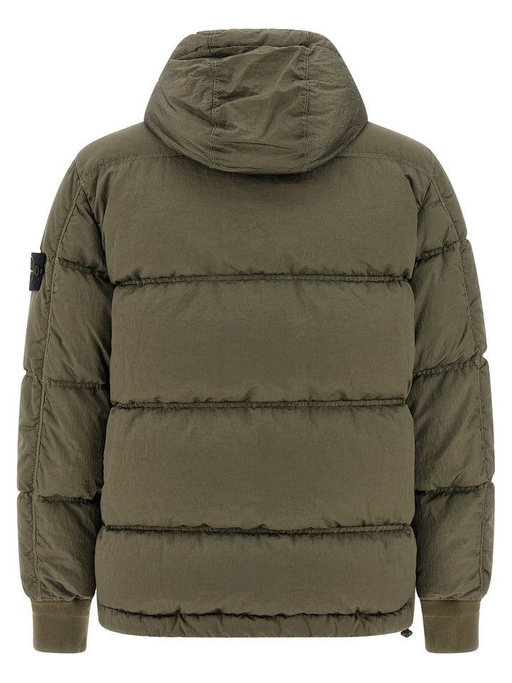 Stone Island Metal Nylon Down Jacket Puffer Jackets - Verde | 46bf2c181ef1c02257b3a9a21ca9db24afe55606