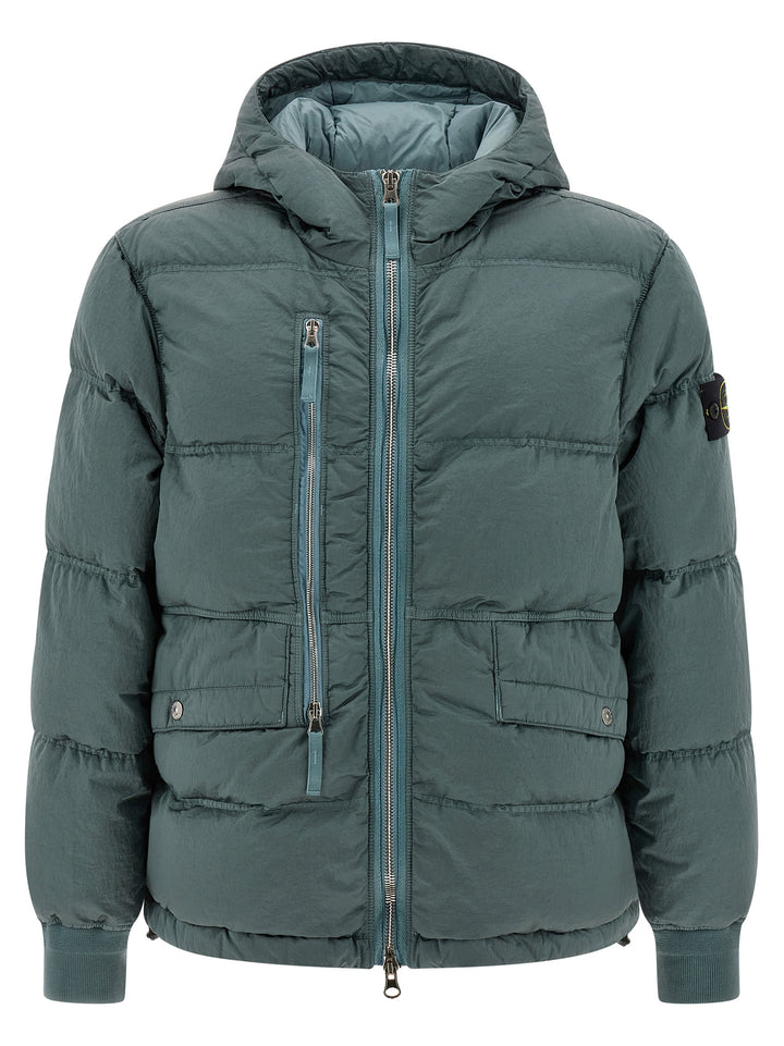 Stone Island Metal Nylon Down Jacket Puffer Jackets - Verde | 3aecd87d33e2a7bcad4d38aa42692be3e19c2588