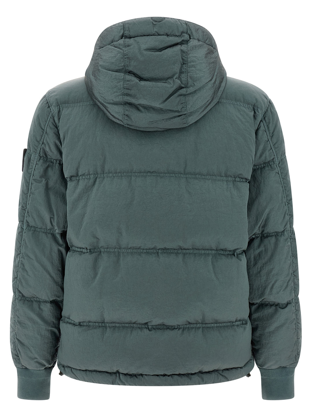 Stone Island Metal Nylon Down Jacket Puffer Jackets - Verde | 56a6728efd8ce7d032bd75585985f70055f89f72