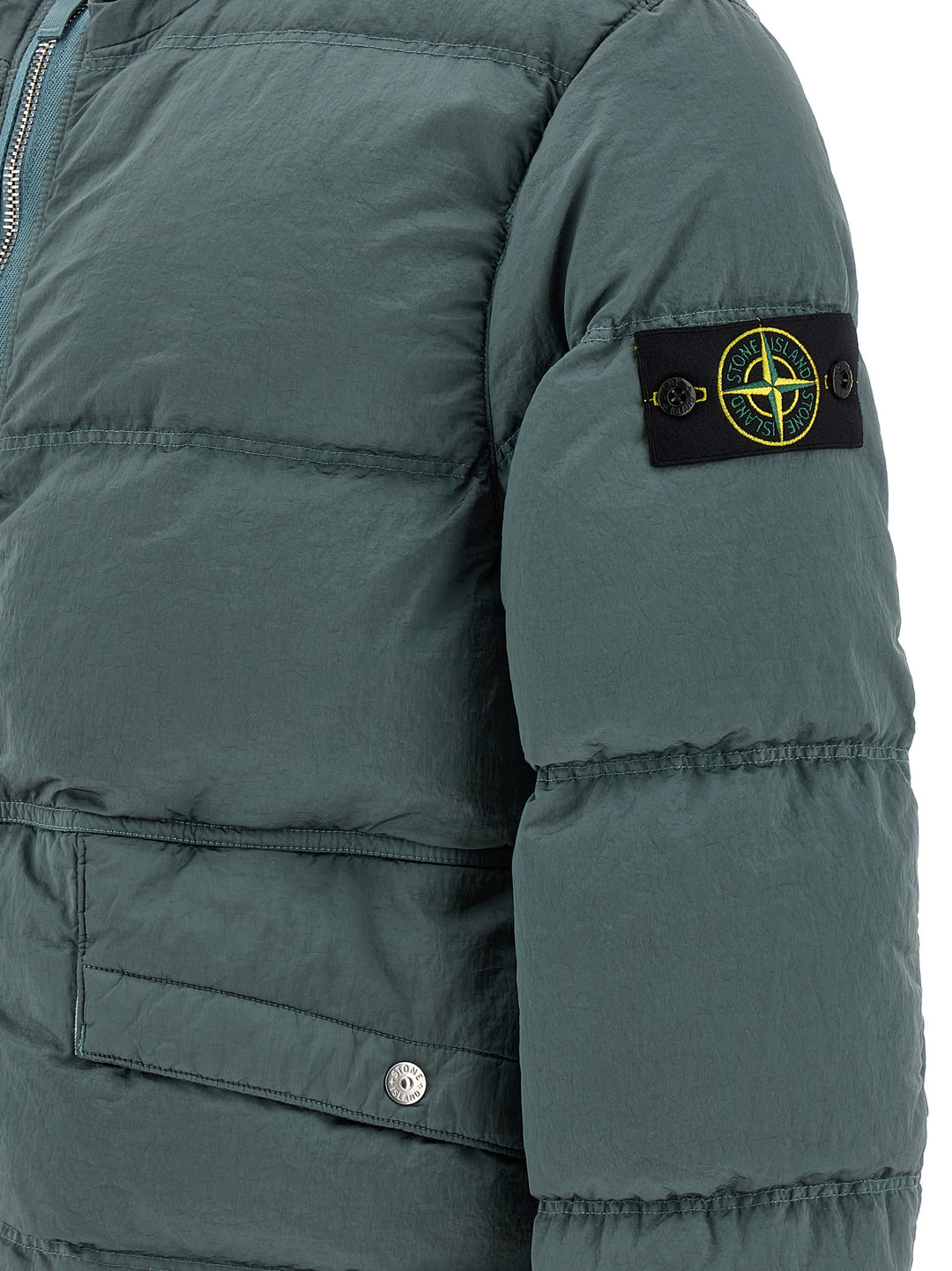 Stone Island Metal Nylon Down Jacket Puffer Jackets - Verde | b0cc51d528ae55667e47a5bf2c5e9de5b75e9f7d