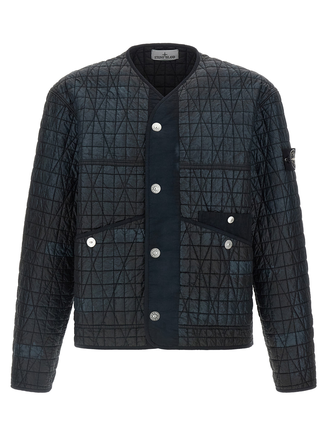 Stone Island Quilted Jacket Puffer Jackets - Nero | 99f3bff498aa39957b50670e05d1229a791e6390