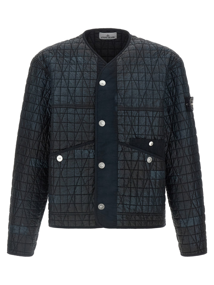 Stone Island Quilted Jacket Puffer Jackets - Nero | 99f3bff498aa39957b50670e05d1229a791e6390