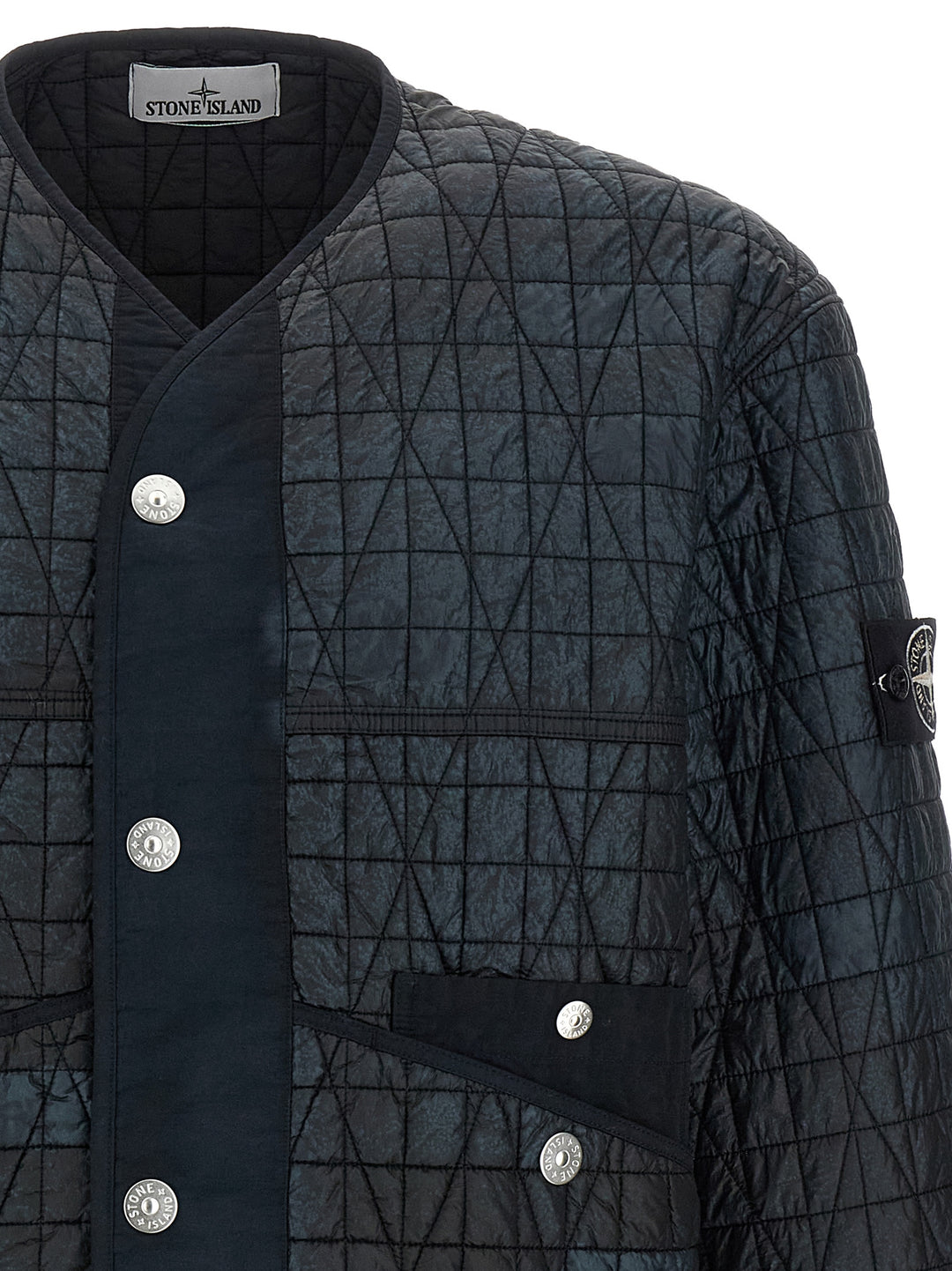 Stone Island Quilted Jacket Puffer Jackets - Nero | 4e4fffaf9135be1ebc3f0871851ab73fc7e58f8e