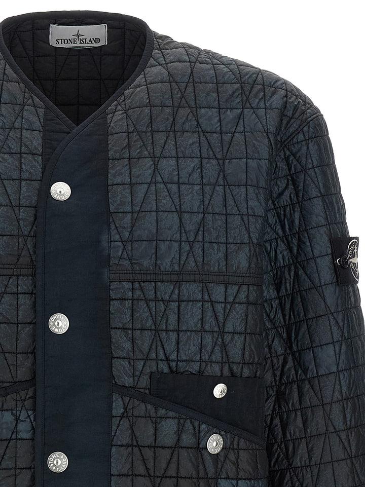 Stone Island Quilted Jacket Puffer Jackets - Nero | 4e4fffaf9135be1ebc3f0871851ab73fc7e58f8e