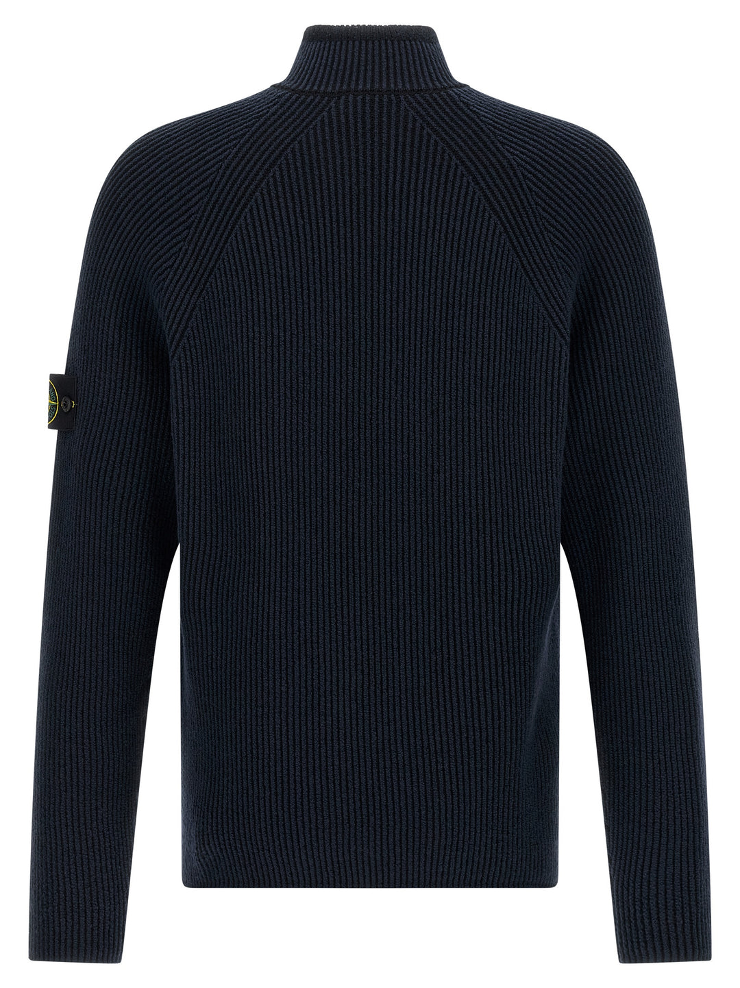 Stone Island Ribbed Cardigan Maglioni - Blu | c831905f9f5d553a98888024f0c0e62b0e8f04ea