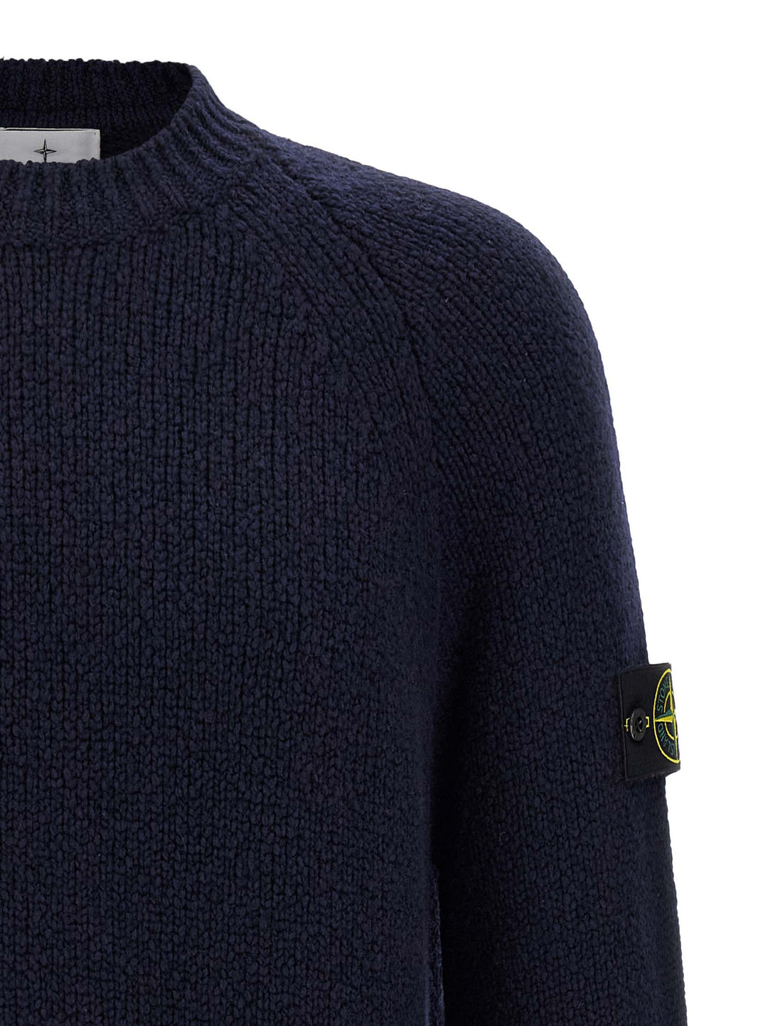 Stone Island Bouclé Sweater Maglioni - Blu | aa0ed1cacc5daa4cb2c616da386cda8dcff324e7