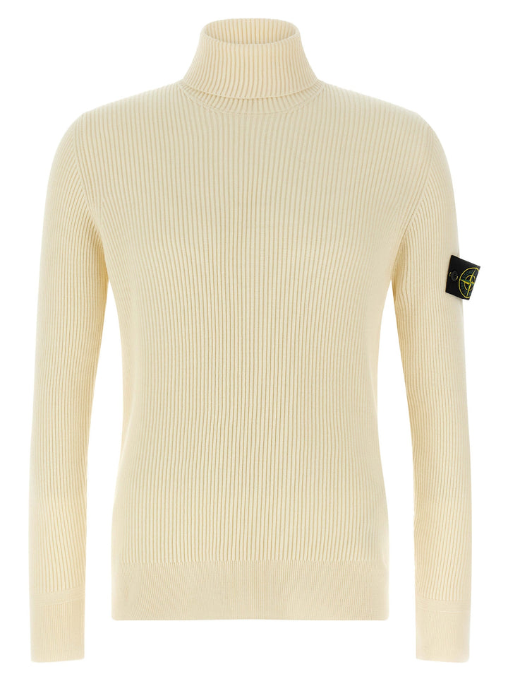 Stone Island Wool Sweater Maglioni - Bianco | 1ecea0b49eb875f46ce01eccaab8b2ff59b9b58a