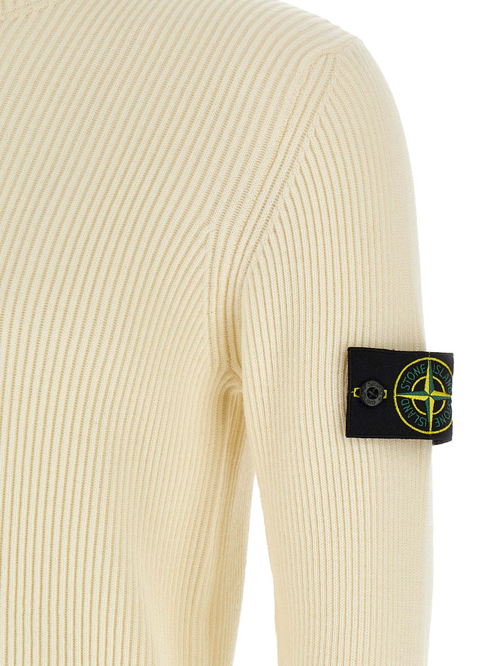 Stone Island Wool Sweater Maglioni - Bianco | 704475fc08c755d75584bb54095e8b35763f00b0