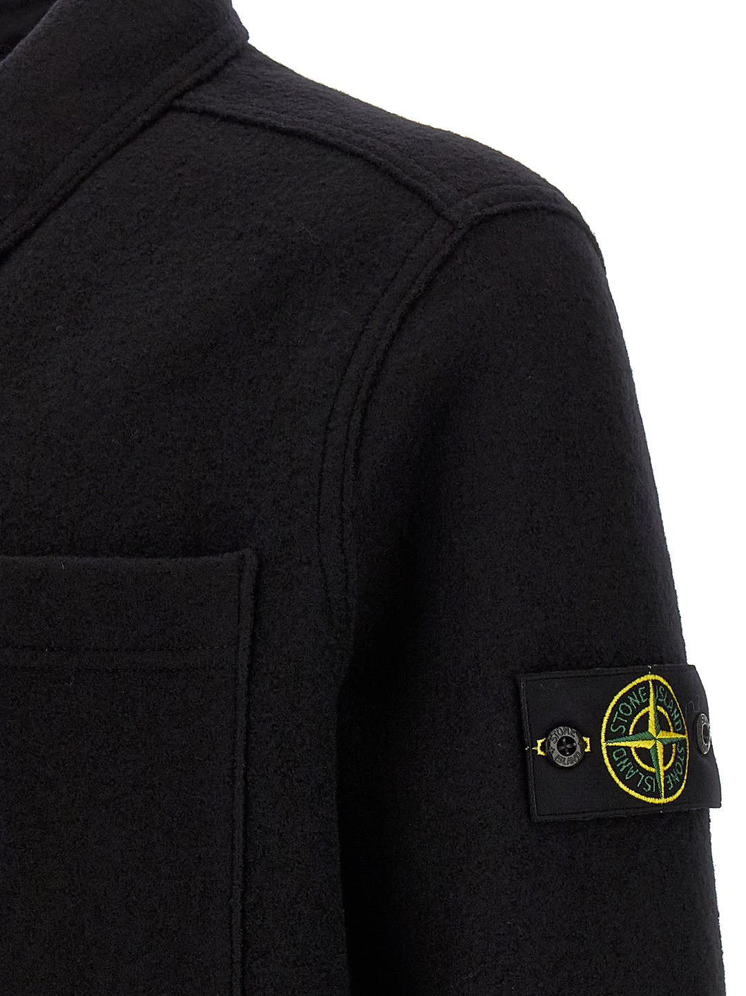Stone Island Pannolenci Overshirt Camicie - Nero | effe3e7fab5c4cba37394690295707aac2e9ead8
