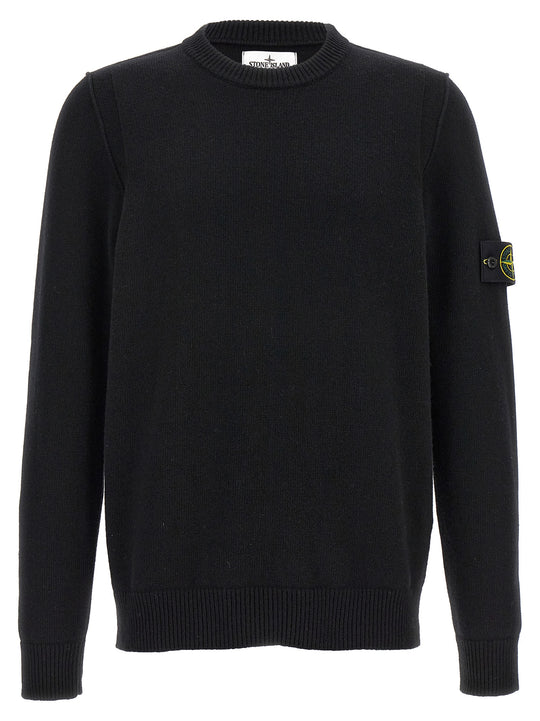 Logo Badge Sweater Maglioni Nero