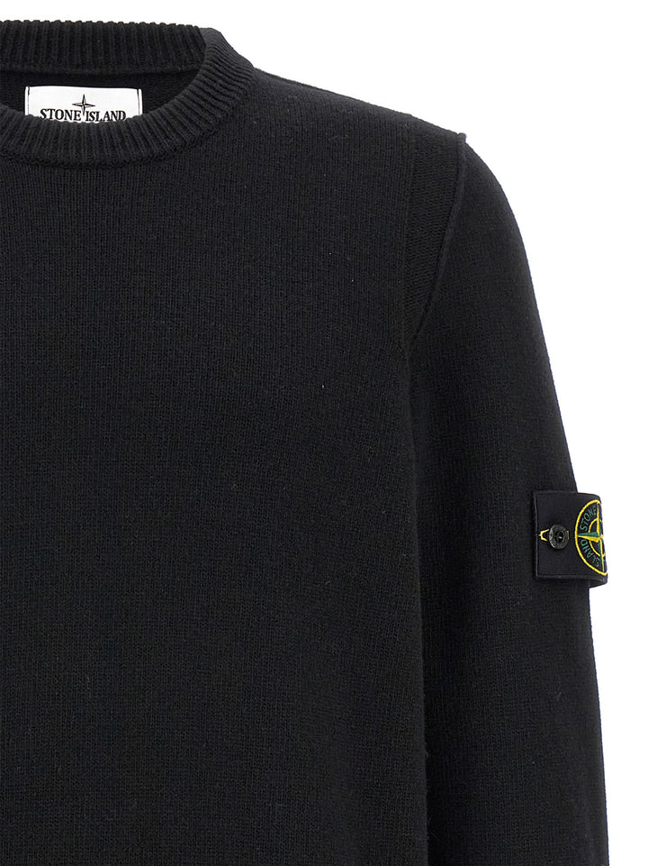 Stone Island Logo Badge Sweater Maglioni - Nero | f70e15ab80d13c6c9b4d79d635394f0a6c668937