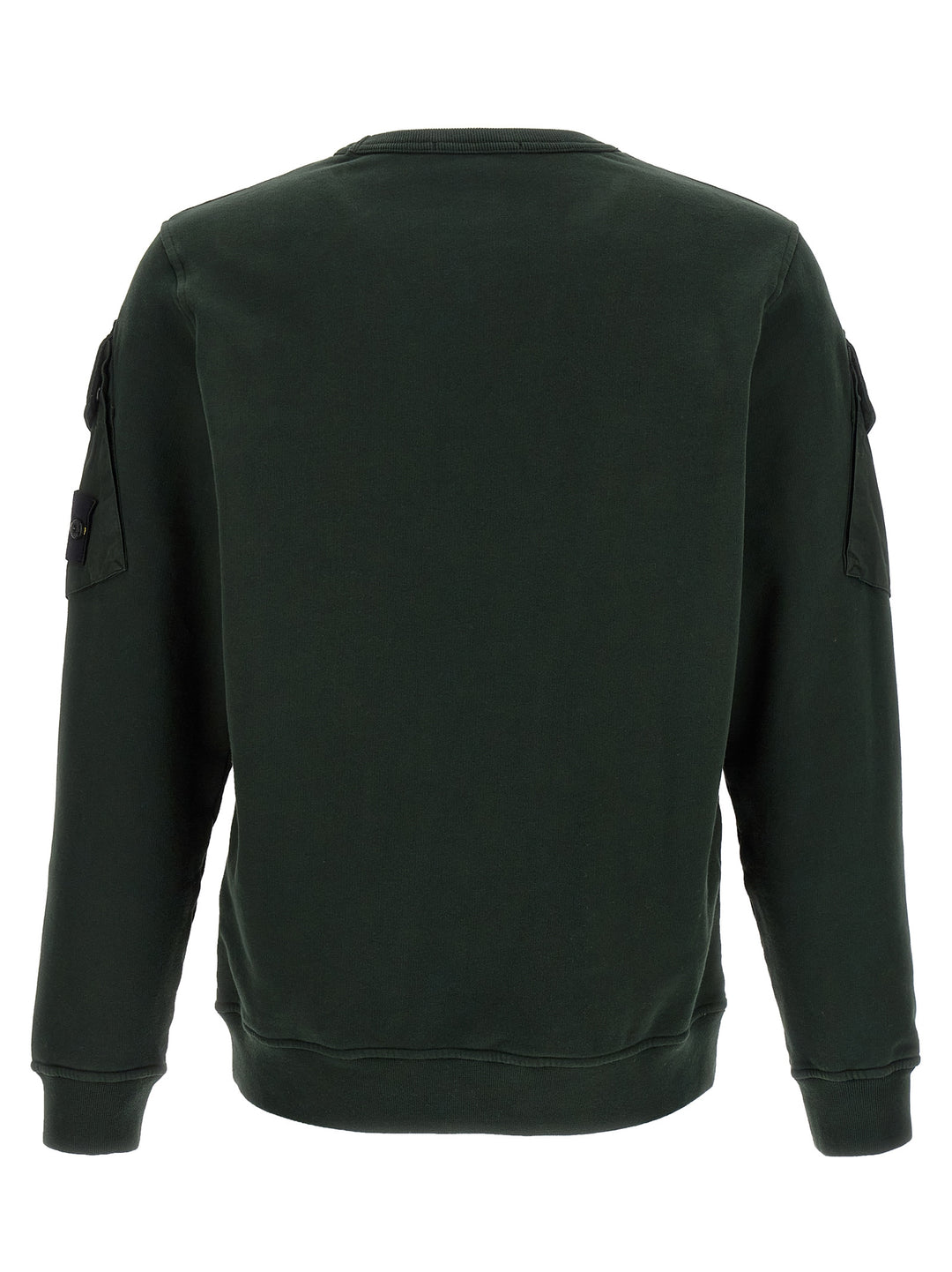 Stone Island Logo Badge Felpe - Verde | 28e0a4119947a62e31bf9124d9608f9a7282a2b3