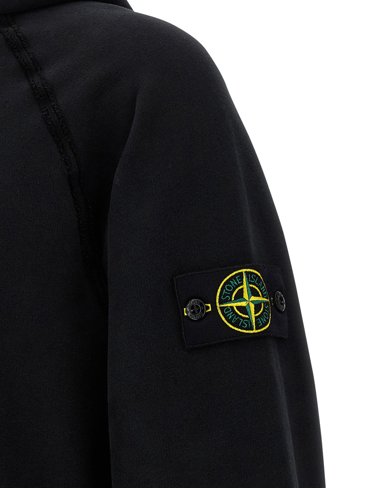 Stone Island Logo Badge Hoodie Felpe - Nero | 1484d523b1d096d8956157f7506a41f42125d055