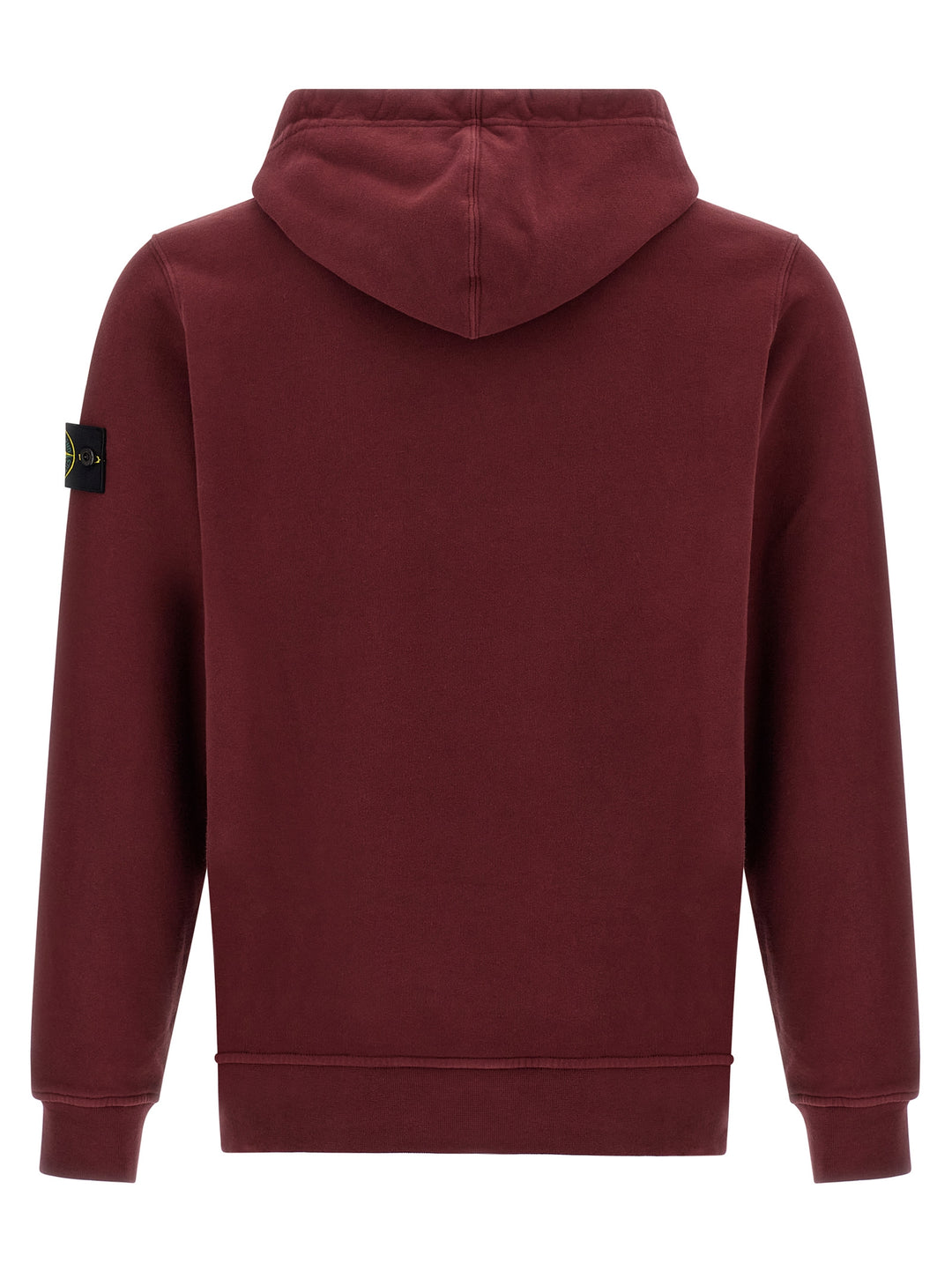 Stone Island Logo Badge Hoodie Felpe - Bordeaux | 75131bf217e36b2701495e8f737d7ed6c85a1aa1