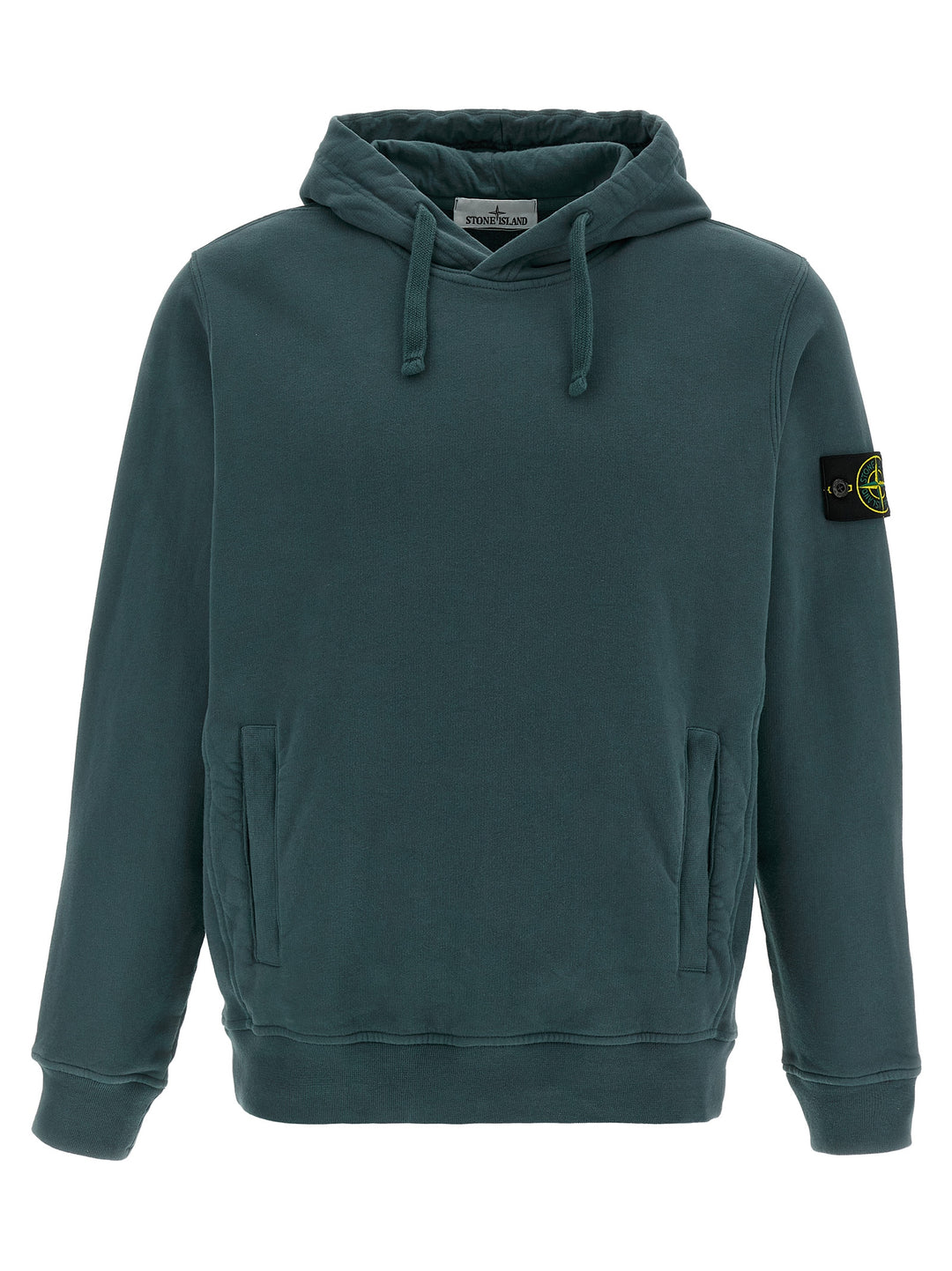 Stone Island Logo Badge Hoodie Felpe - Verde | 69baecf69c9e77d8014104e9e2bd1b737c29f803