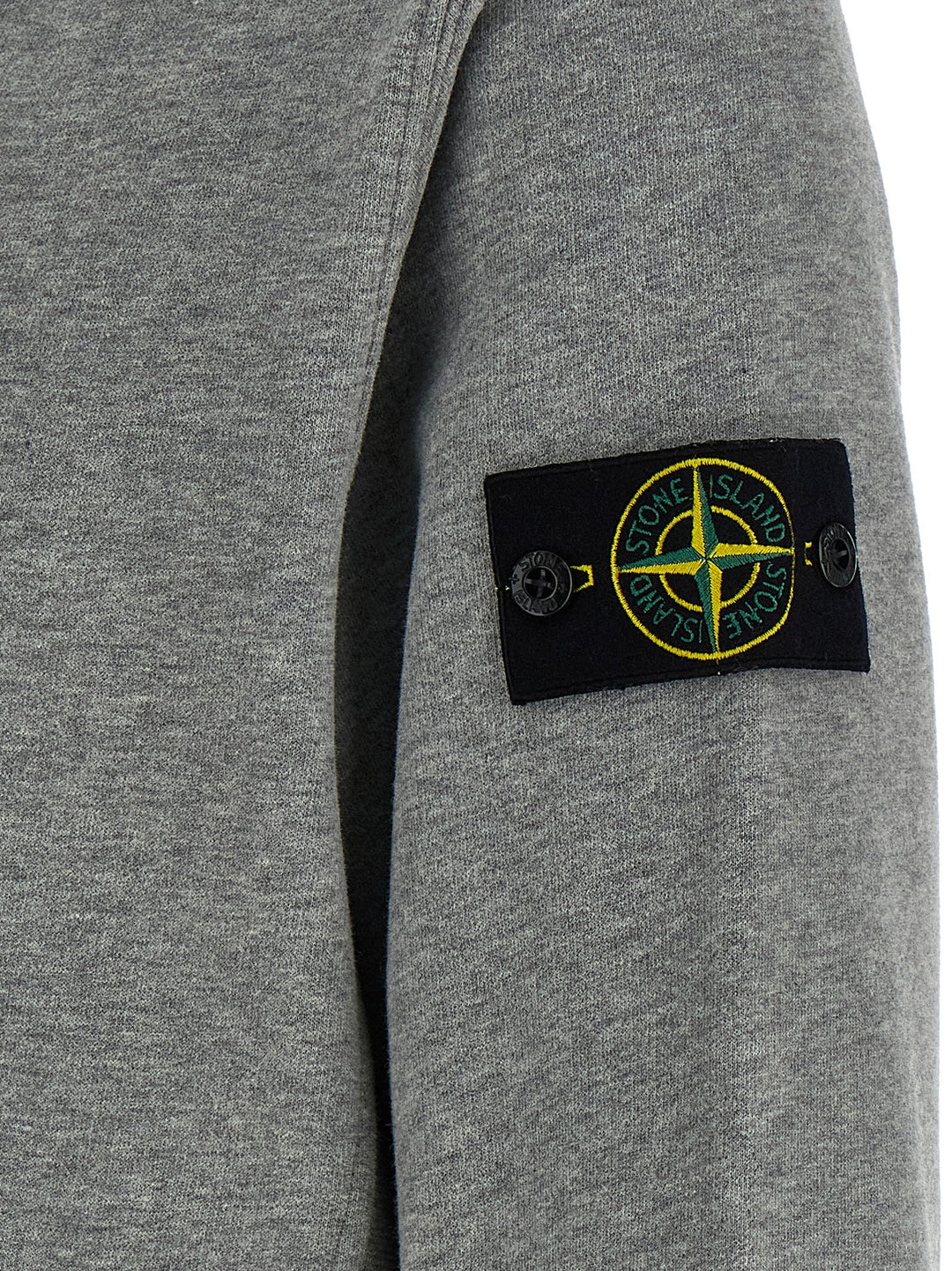 Stone Island Logo Badge Hoodie Felpe - Grigio | f4631af74909f22e11ef8e6f5269732d505b9707