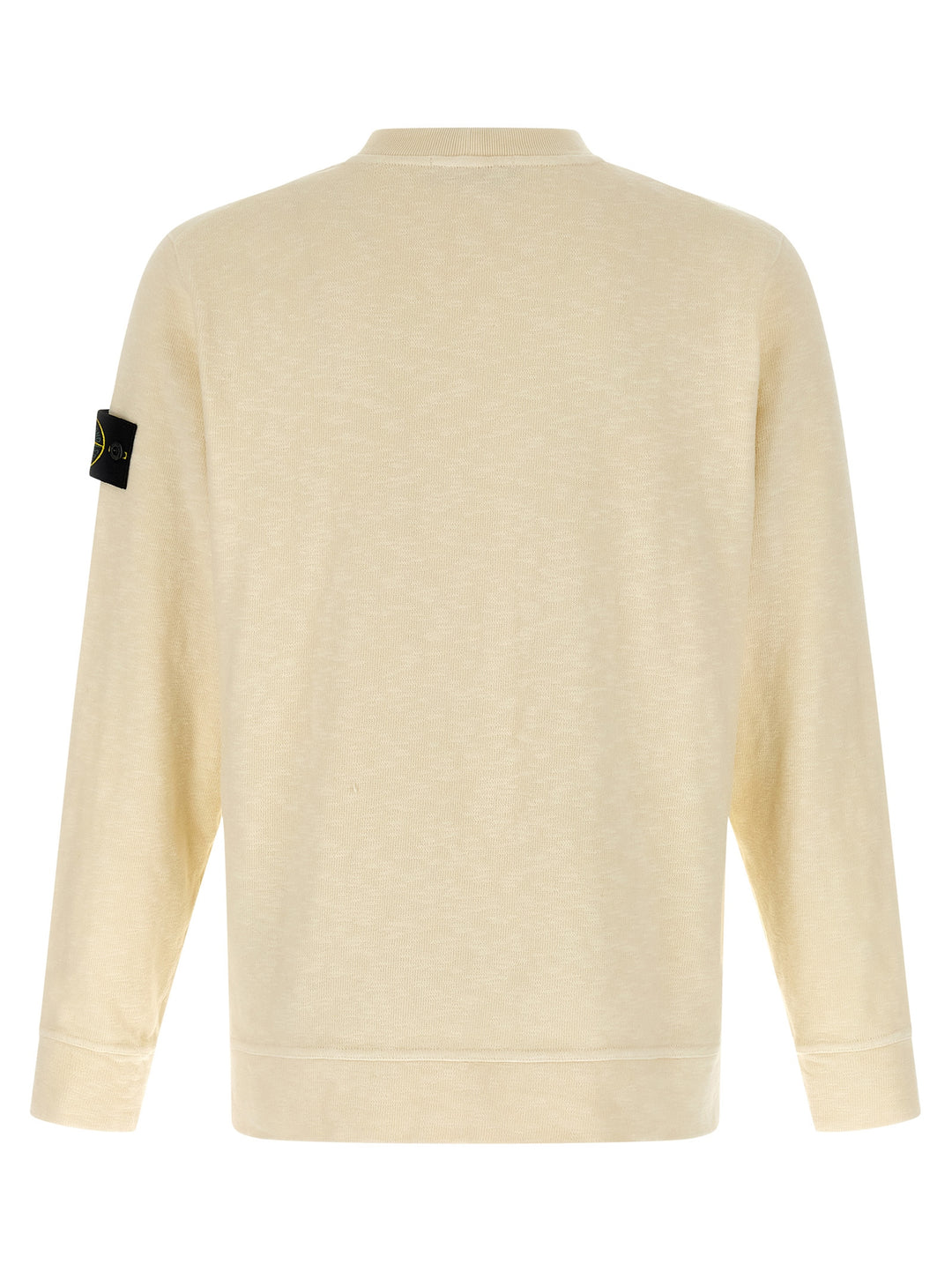 Stone Island Logo Badge Felpe - Beige | 32d94ca51dd146a87d6bee831f2fd6d829443c70