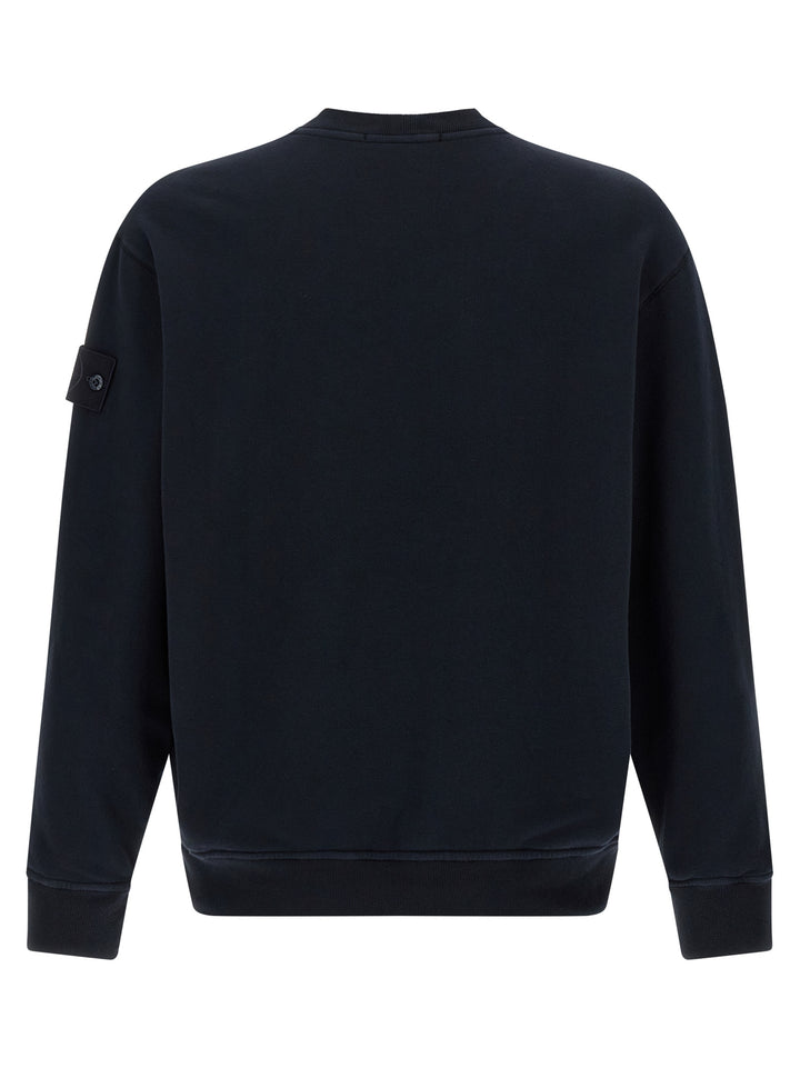 Stone Island Logo Badge Felpe - Blu | 8c8d24a8ee8a71d5108c996f0a6c83cad3bee44b