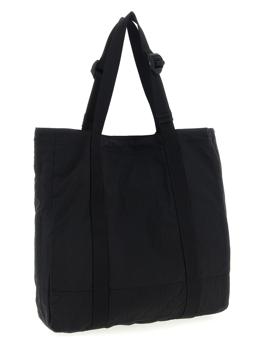 Stone Island Logo Patch Shopping Bag Tote - Nero | b552316f780eb35b32fddf3ecbcb3050bf6e124c