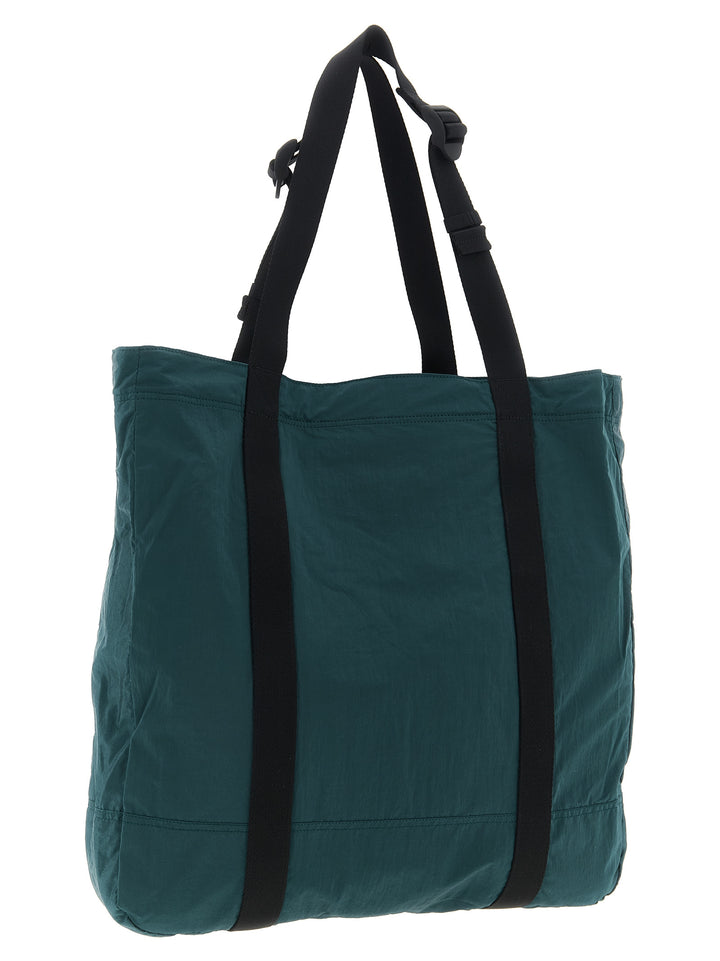 Stone Island Logo Patch Shopping Bag Tote - Verde | 21d8ff63d7785ec775f2e4e7a9c456aff5dc3c70