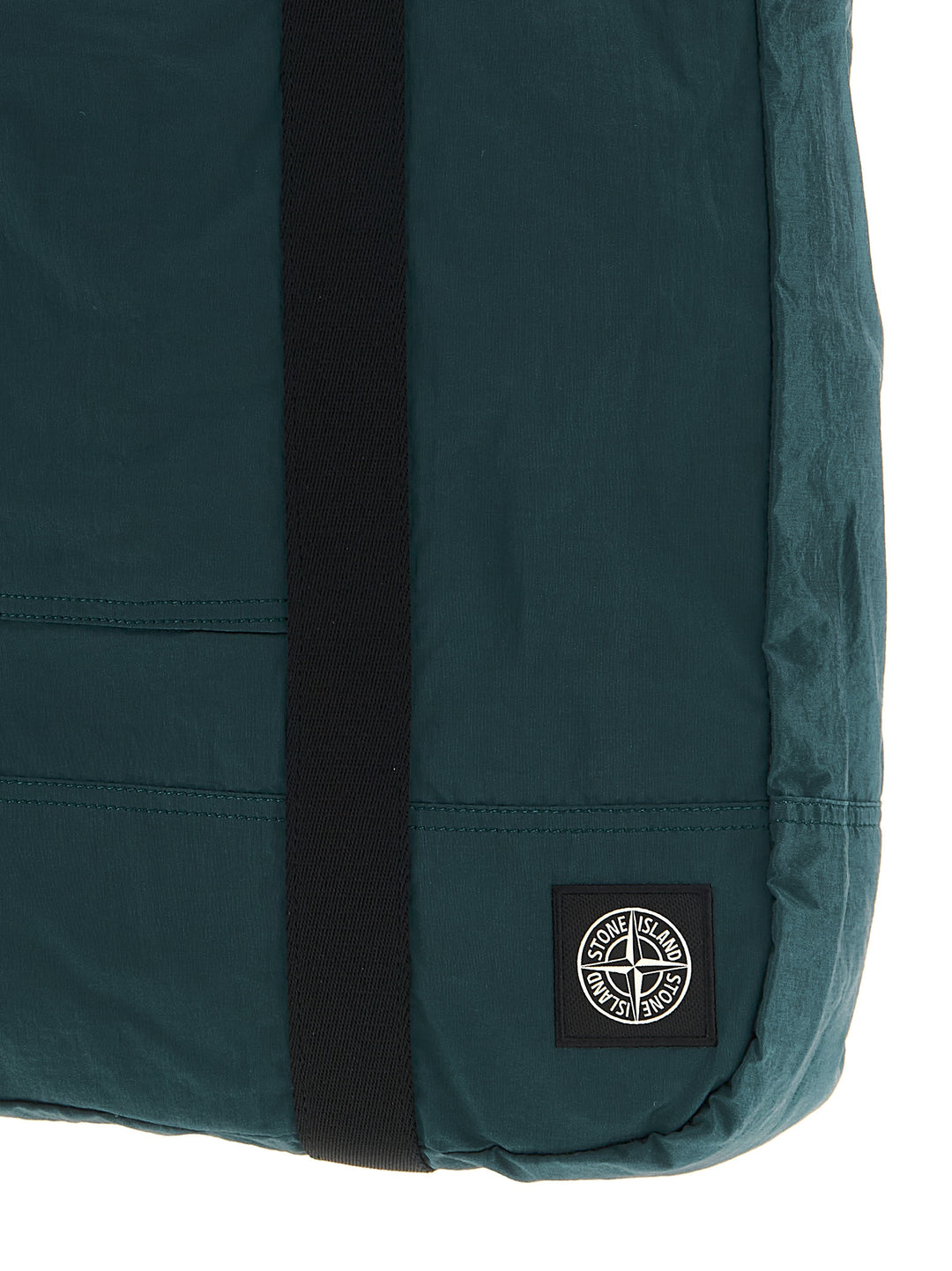 Stone Island Logo Patch Shopping Bag Tote - Verde | 1a9688ad05f0644d19a9369bd3b5f35cf8cdb5c2