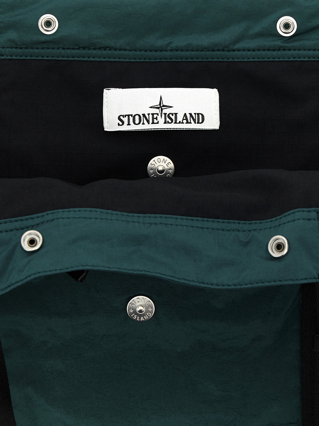Stone Island Logo Patch Shopping Bag Tote - Verde | 8003eb9f91cce09de2d838b0e2f7066723e2bcb3