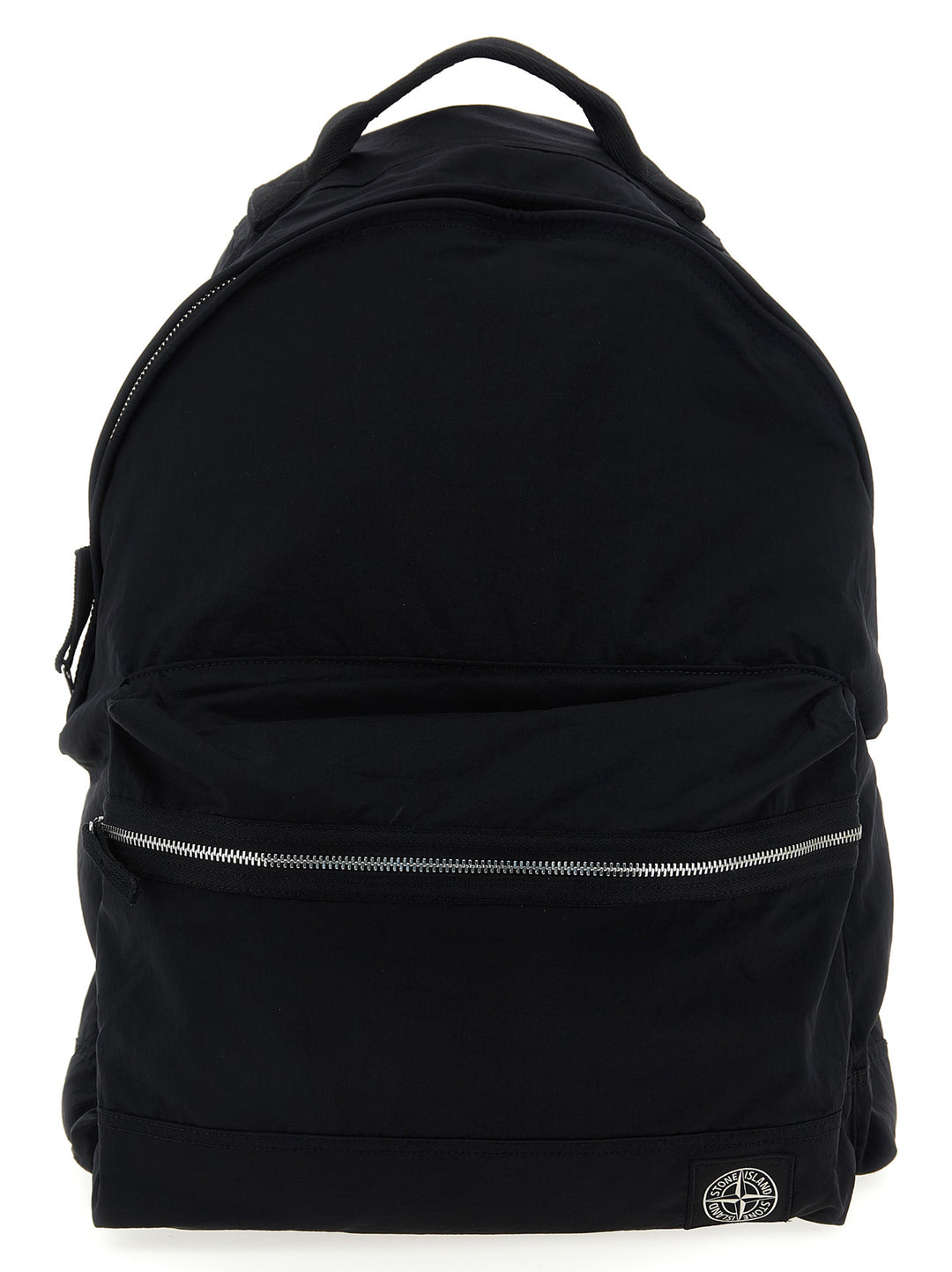 Stone Island Logo Patch Backpack Zaini e Valigie - Nero | 1405b52967112cbdefb53bdac88cfa18526db5cb