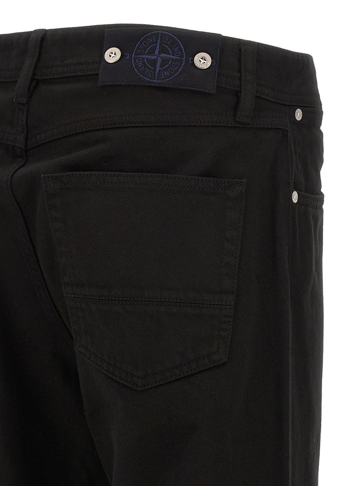 Stone Island Bull Denim Jeans - Nero | 0451a0a417664873cf1274b67bc6816275edfc15