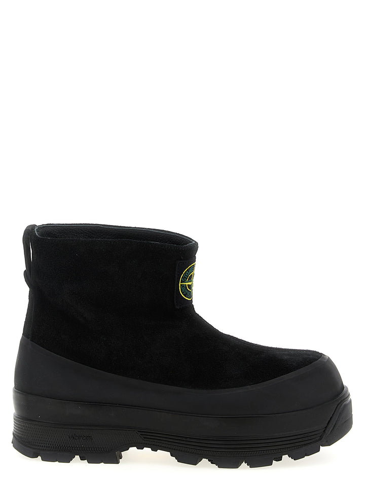 Stone Island Suede Ankle Boots Stivali e Stivaletti - Nero | fe09cd1929dd24526804199fc80aed4282de4636