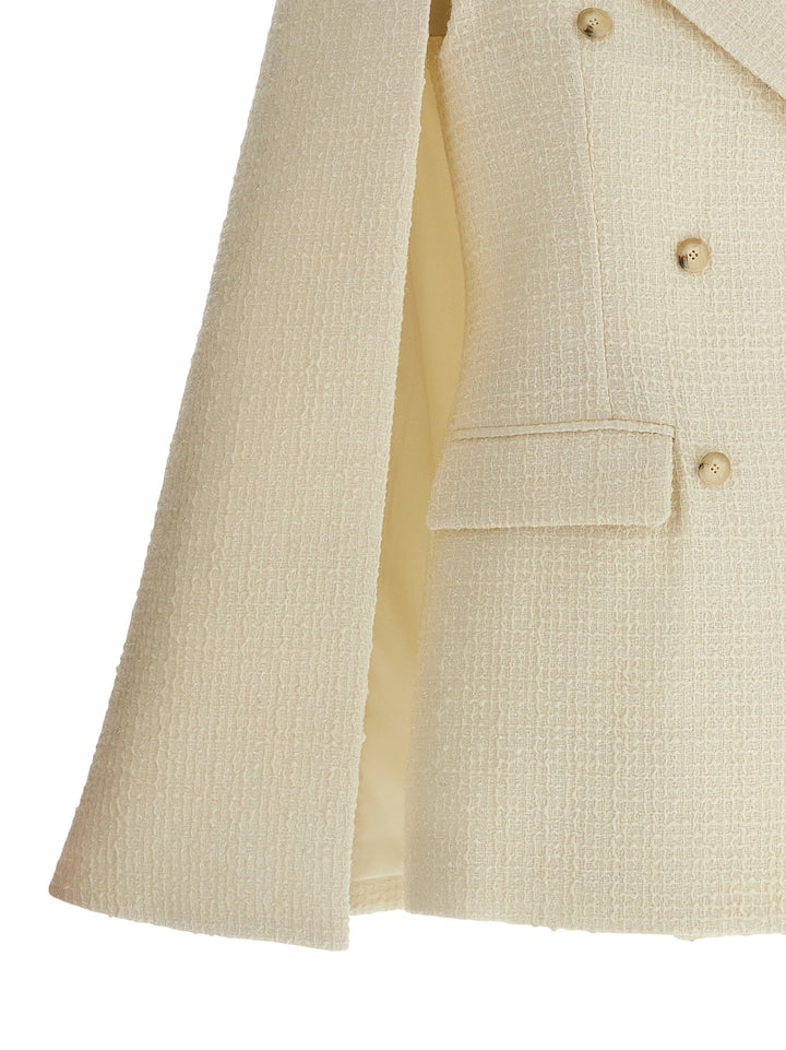 Federica Bonifaci Hood Blazer BlazerS - Bianco | 31a55df91e250359acee69f8cf53be8c18d9d4ff