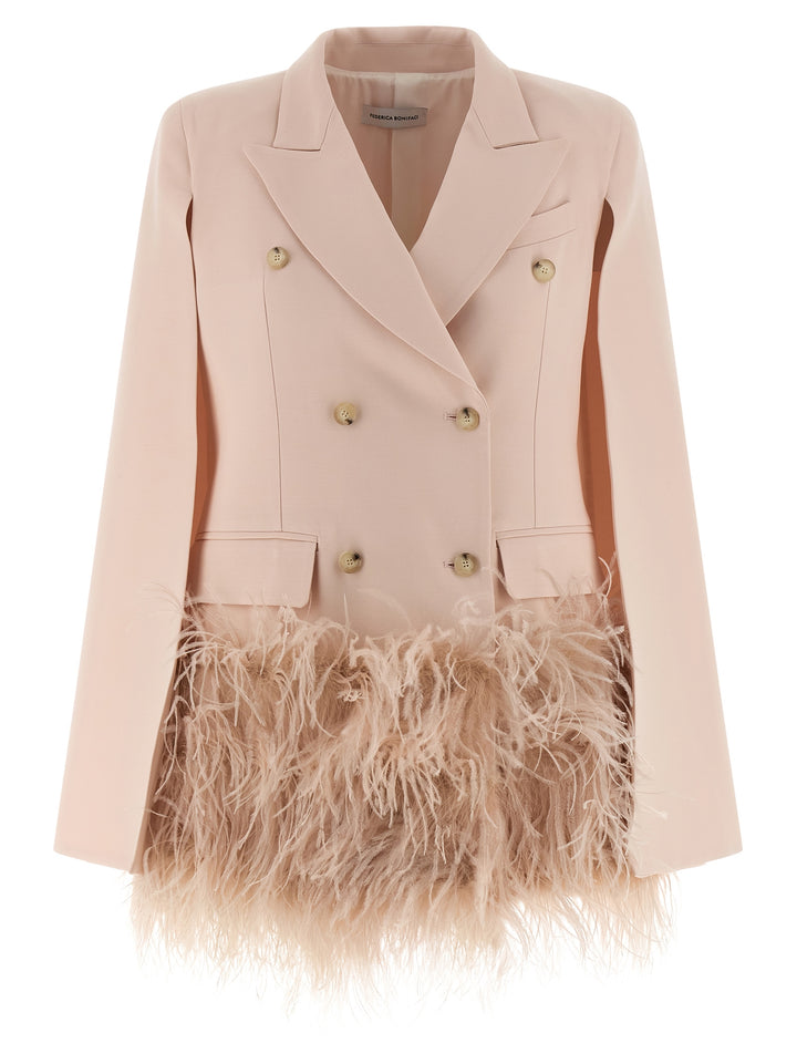Federica Bonifaci Hood Blazer BlazerS - Rosa | b9647bb47813fb521445d926c2251d1f6188a00e