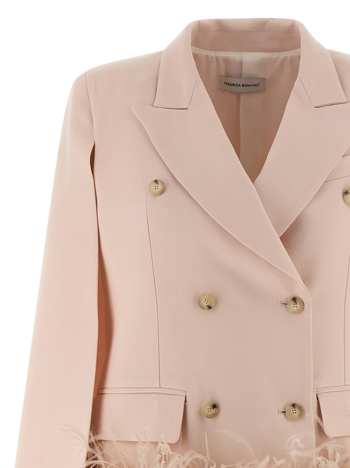 Federica Bonifaci Hood Blazer BlazerS - Rosa | 7a0619bf6cdfc8fc5e4858dffb0b514d3492339f