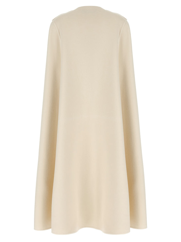 Federica Bonifaci Wrap Cape Mantelle - Bianco | b83db5e3a50453340fc27b5e12b3db7c53b554e7