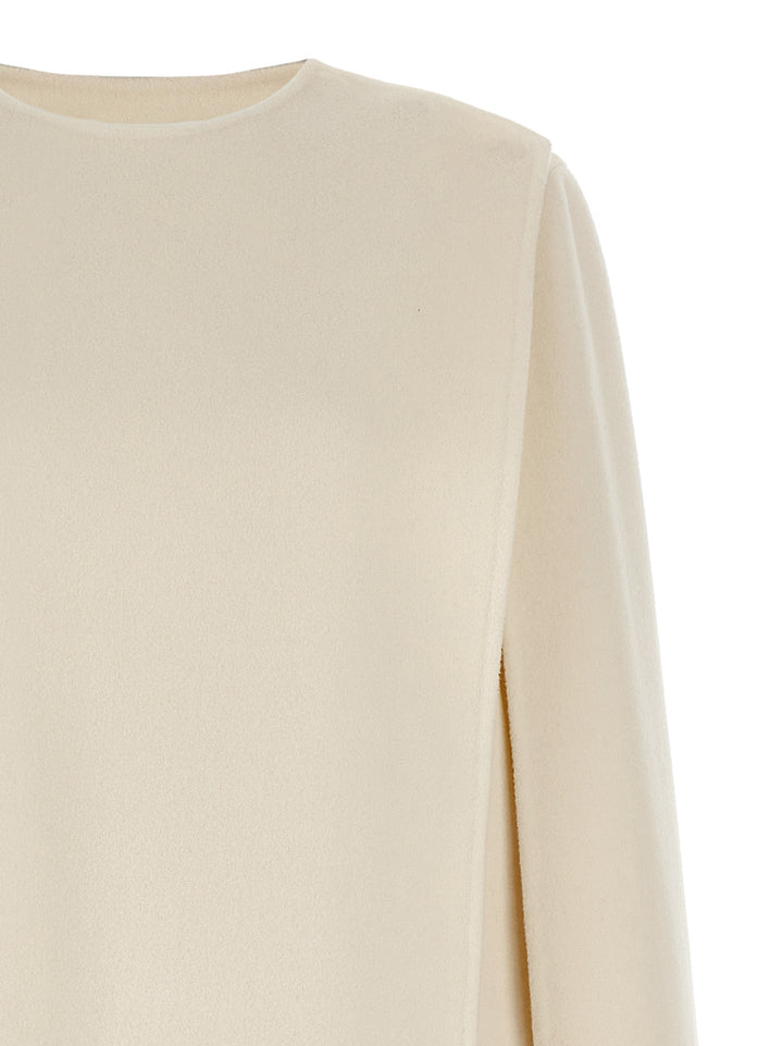 Federica Bonifaci Wrap Cape Mantelle - Bianco | 55fbbb3e4729a227d03bc1509103ac529dec4d58