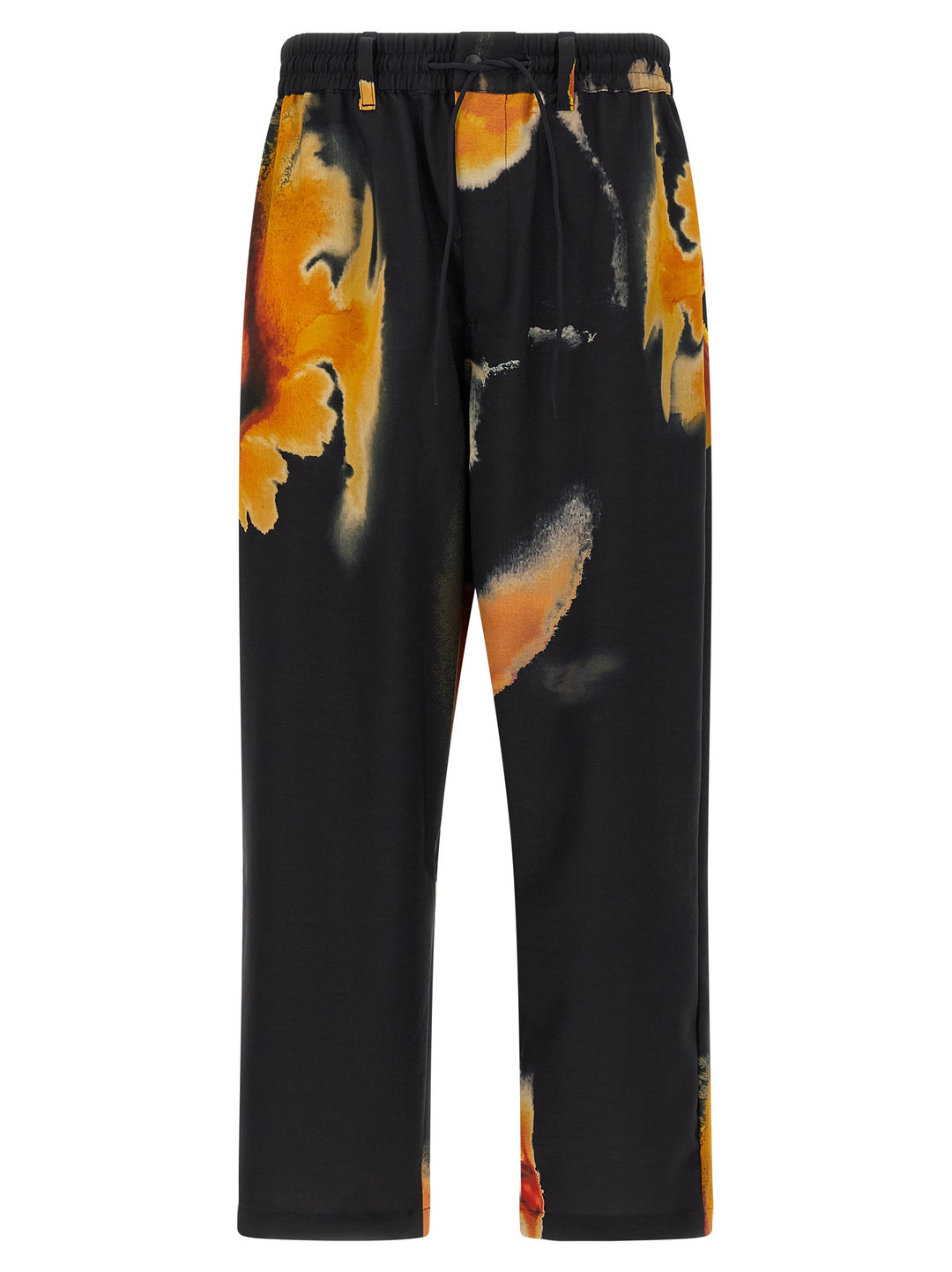Y-3 Printed Trousers Pantaloni - Nero | 41535f5c4350547d4c8e2233cb50feabc1cd9241