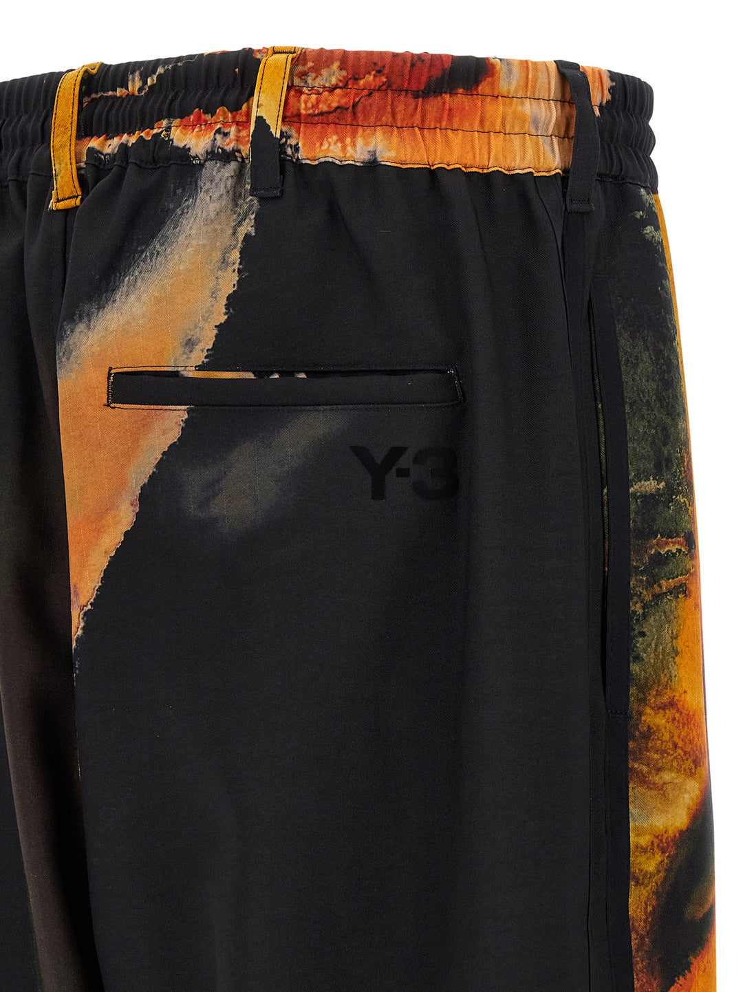 Y-3 Printed Trousers Pantaloni - Nero | 1ac976ac8ab145fd5c32e85cb665f83bd4912984