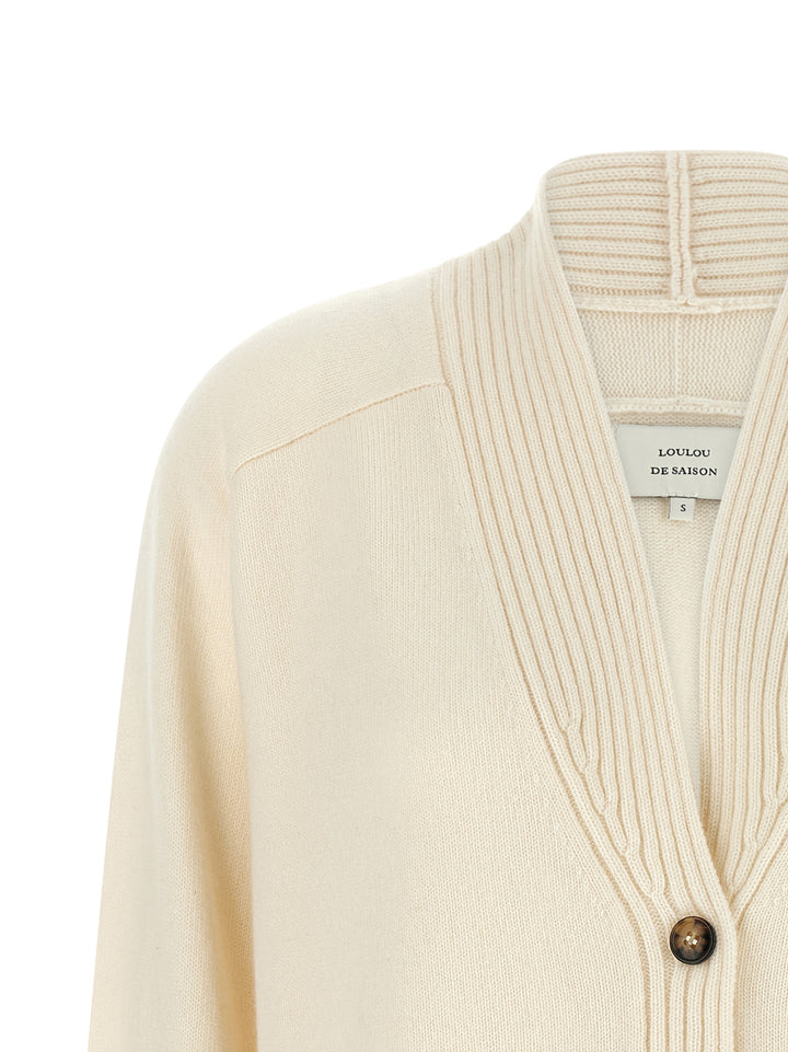 Loulou De Saison Kaia Maglioni - Bianco | db5c13b39202aa55a7c48392c95dc5cf82fc2b7a