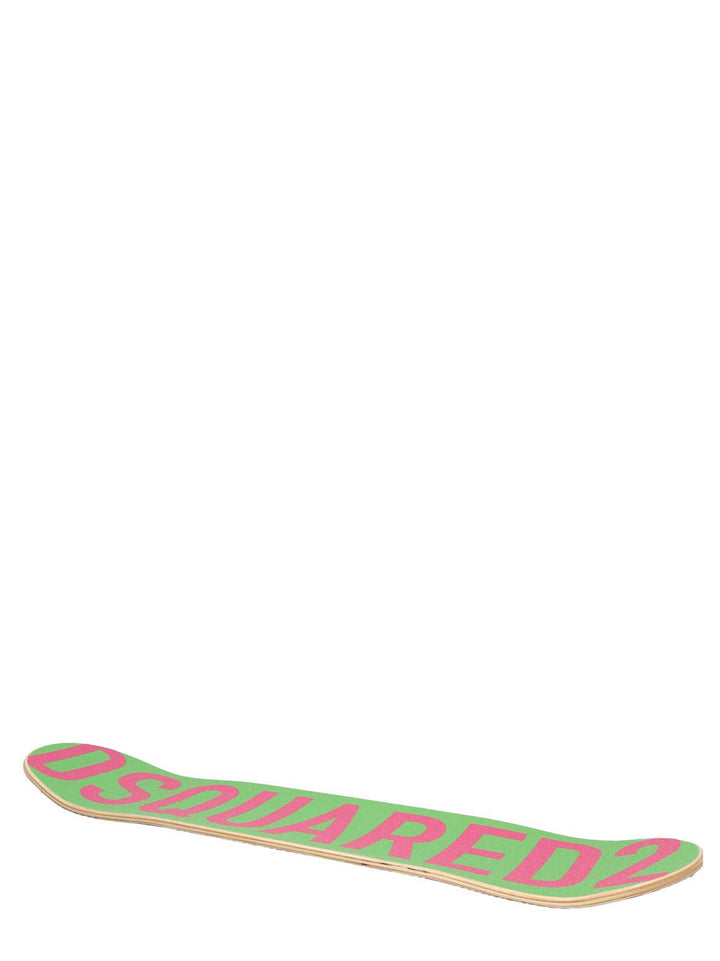 Dsquared2 Logo Skateboard Casa e Lifestyle - Verde | 851da306ad377802a2f59ef45c583e20abb7b6da