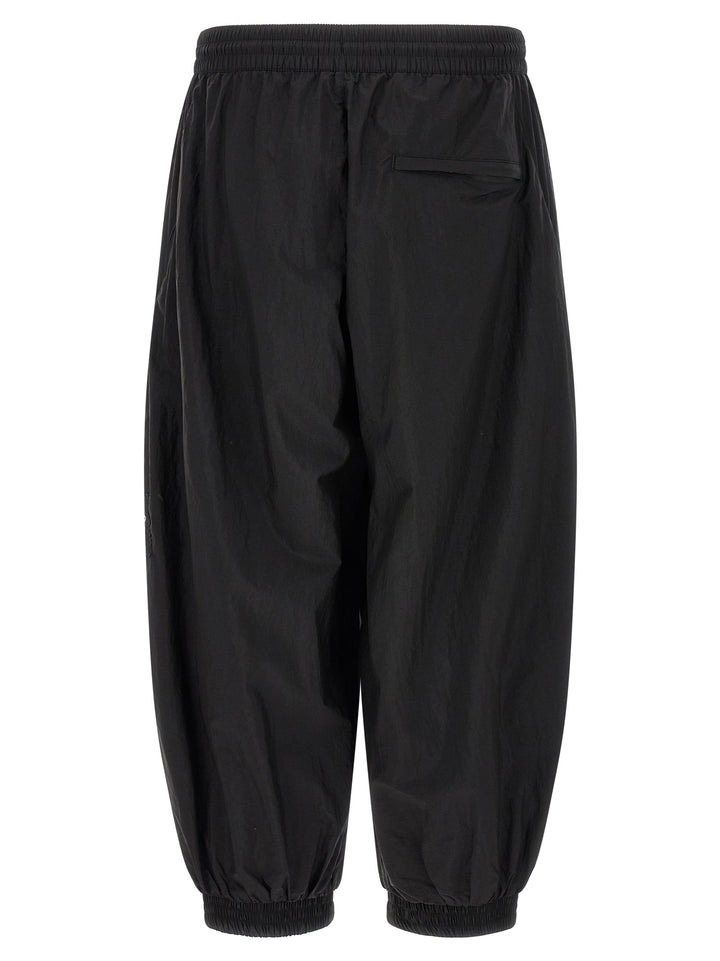 Y-3 Rough-Edged Joggers Pantaloni - Nero | ab3a45367d983831ace4a291c5a5829bb2963a04