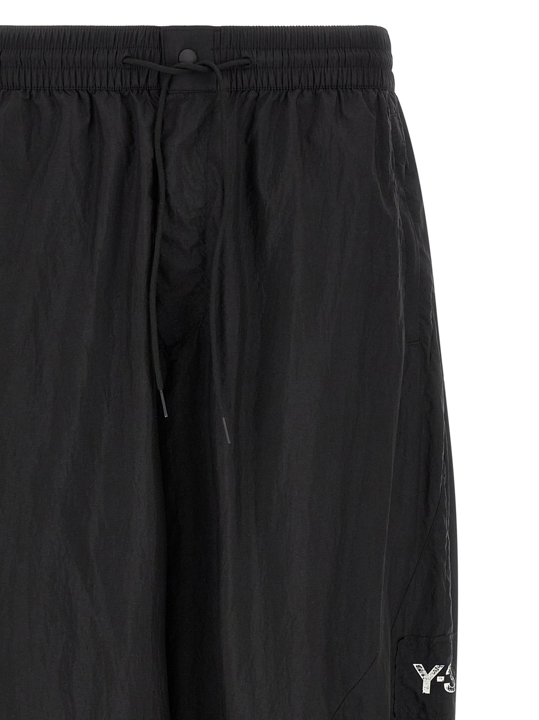 Y-3 Rough-Edged Joggers Pantaloni - Nero | f226a503fa2cca6e10aff0273d168504963717ea