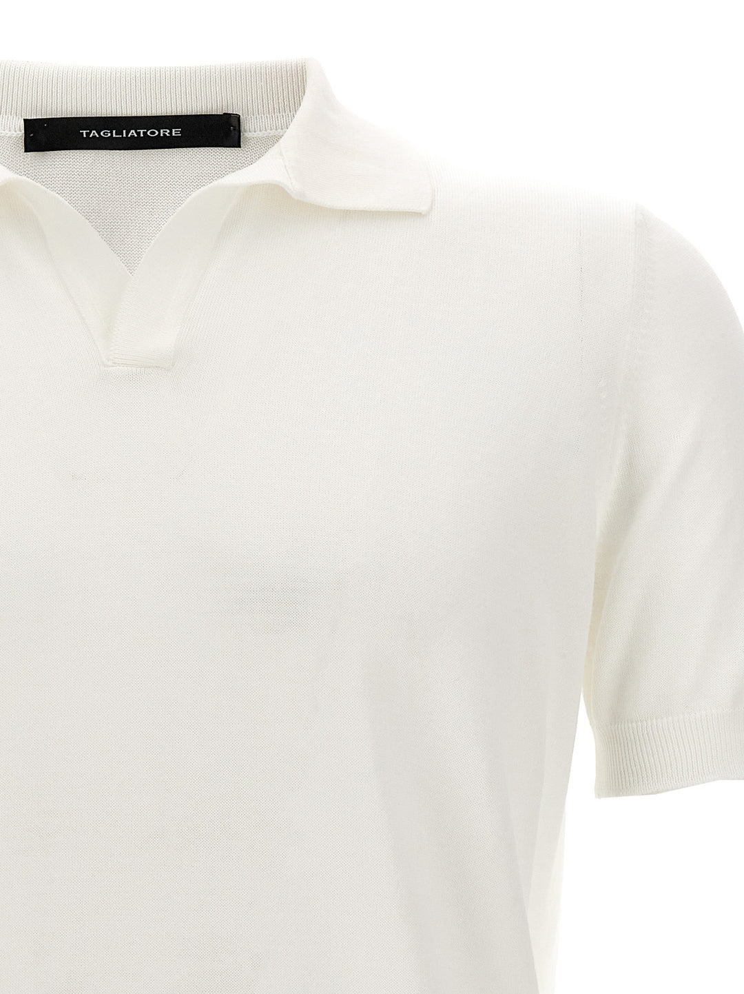 Knit  Shirt Polo Bianco