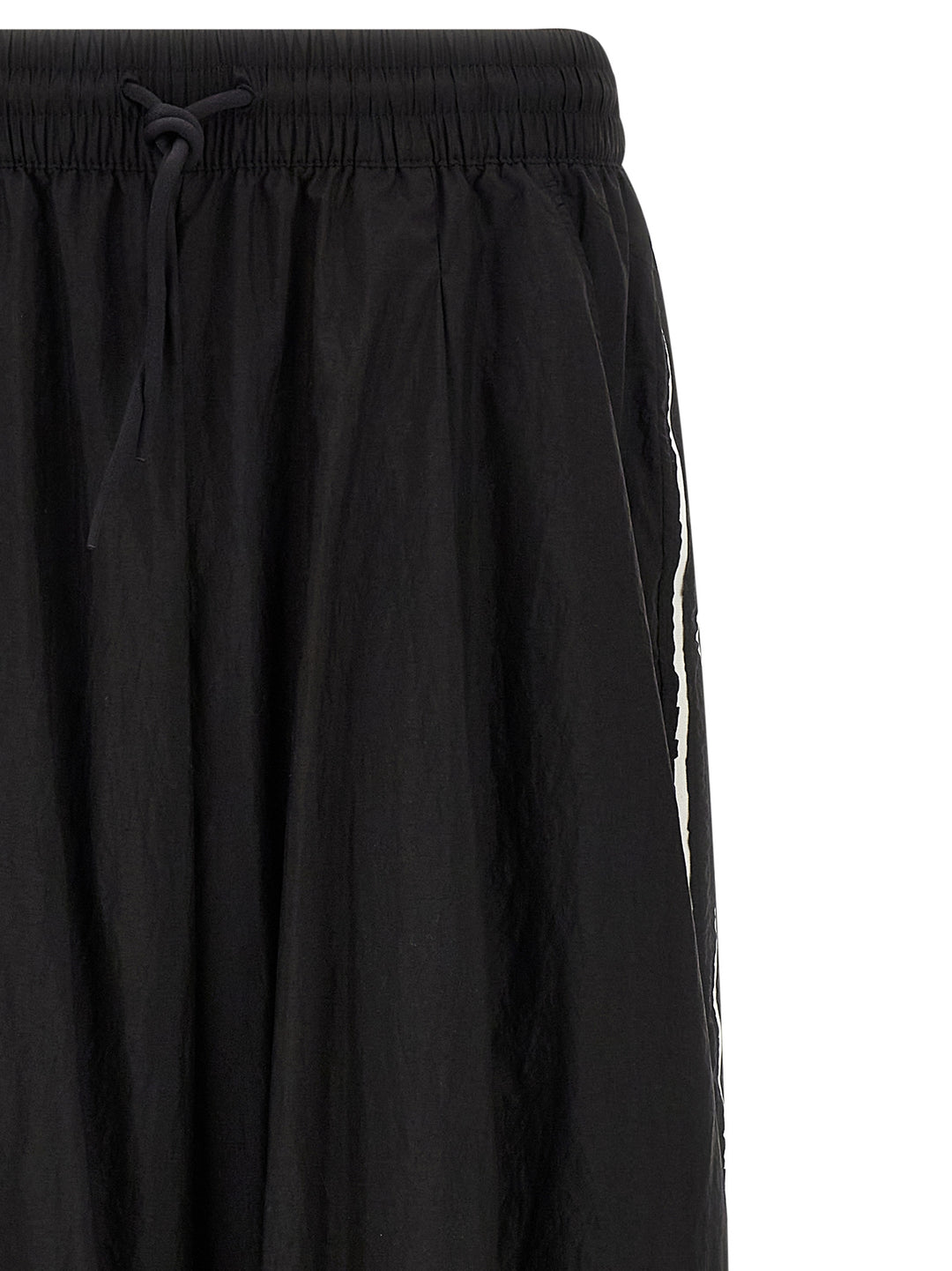 Y-3 Y-3 Raw Edge 3 Stripe Wide Pantaloni - Nero | d4628a167cb2ffc8d6afad4ae988e7b794db6c0a