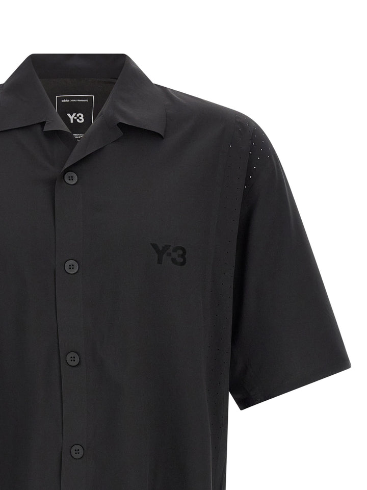 Y-3 Vinyl Logo Shirt Camicie - Nero | 0b095afcdcc73558a73176e272981660af890569
