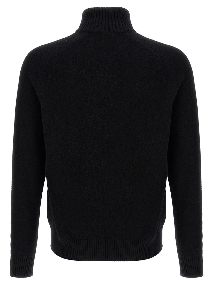 Tom Ford Half Zip Sweater Maglioni - Nero | 51cc480f88648f06f7416e8b3ee7ad582e8fecb8