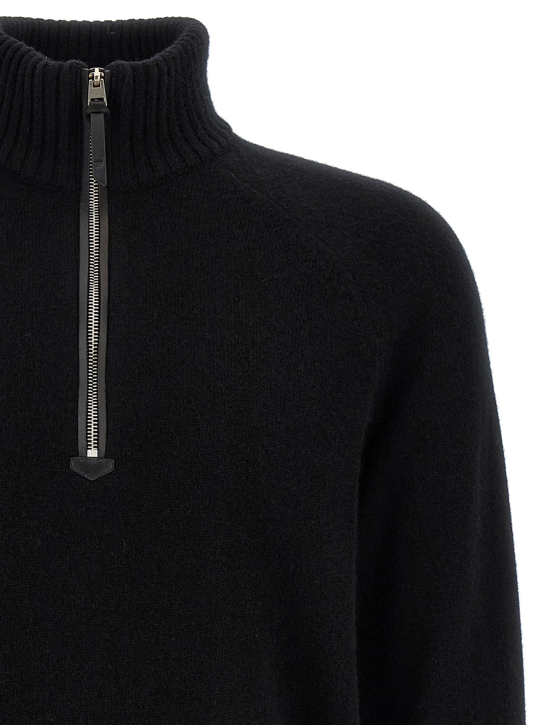Tom Ford Half Zip Sweater Maglioni - Nero | b2f9363116922b976235fc73faa66fa12e607833
